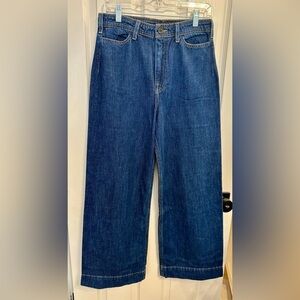 Goop G. High Rise Wide Leg Blue Jeans by Gwyneth Paltrow Size 29 NWOT $300